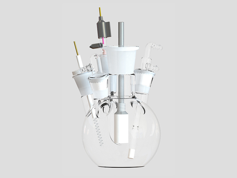 Electrolytic Glass cell (5 port)